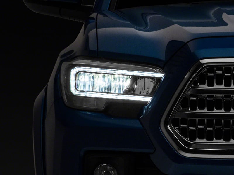 Raxiom — Raxiom 16-23 Toyota Tacoma w/ Factory Halogen DRL LED Headlights- Blk Housing (Clear Lens)
Headlights