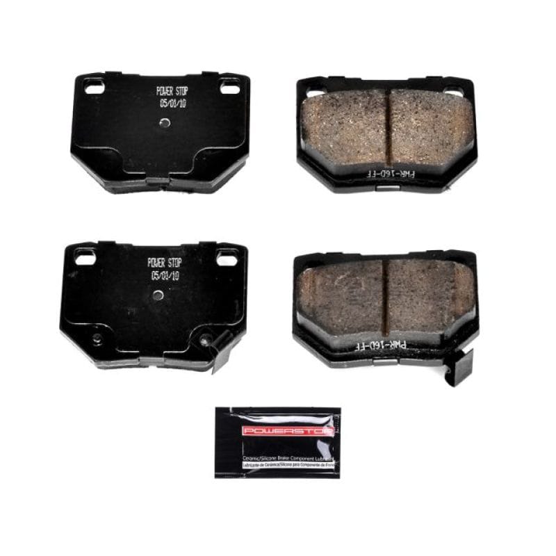 PowerStop — PowerStop - Z23 Daily Driver Carbon-Fiber Ceramic Brake Pads with Hardware Kit