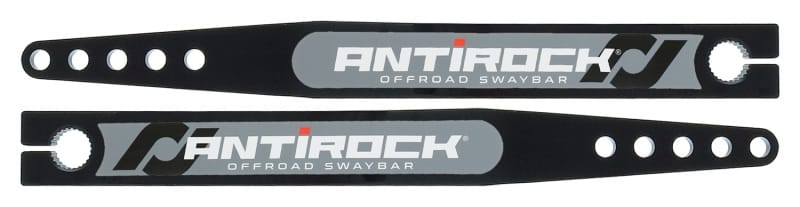 RockJock — RockJock Antirock Fabricated Steel Sway Bar Arms 17in Long 15.195in C-C 5 Holes w/ Stickers Pair
Sway Bar