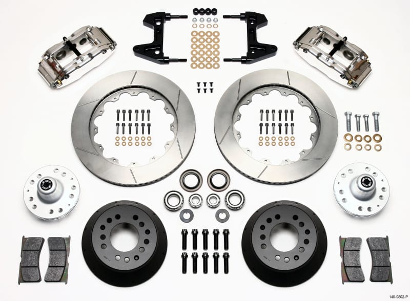 Wilwood — KIT,FRONT,PINTO/MUSTANG II,74-78,FNSL6R 14.00 ROTOR,POLISHED