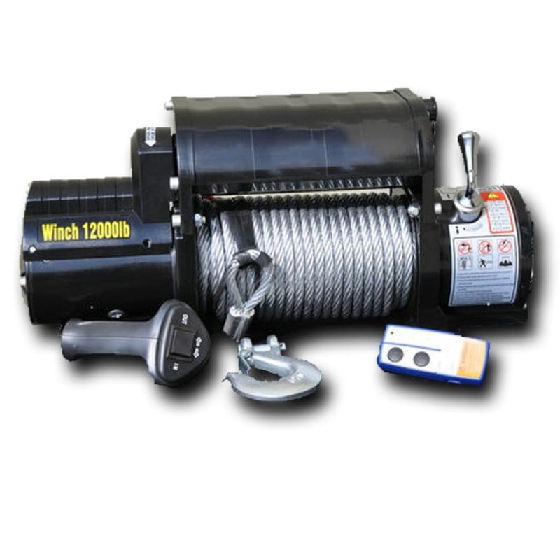 DV8 Offroad — 12,000 lbs. Winch with Steel Cable