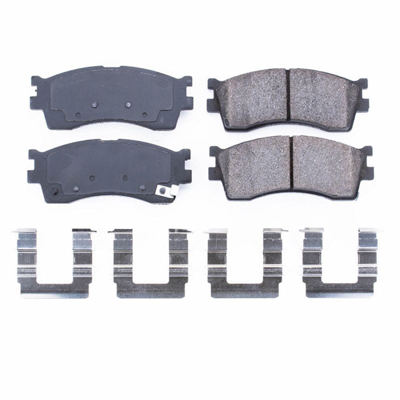 PowerStop — PowerStop - Z17 Low-Dust Ceramic Brake Pads with Hardware