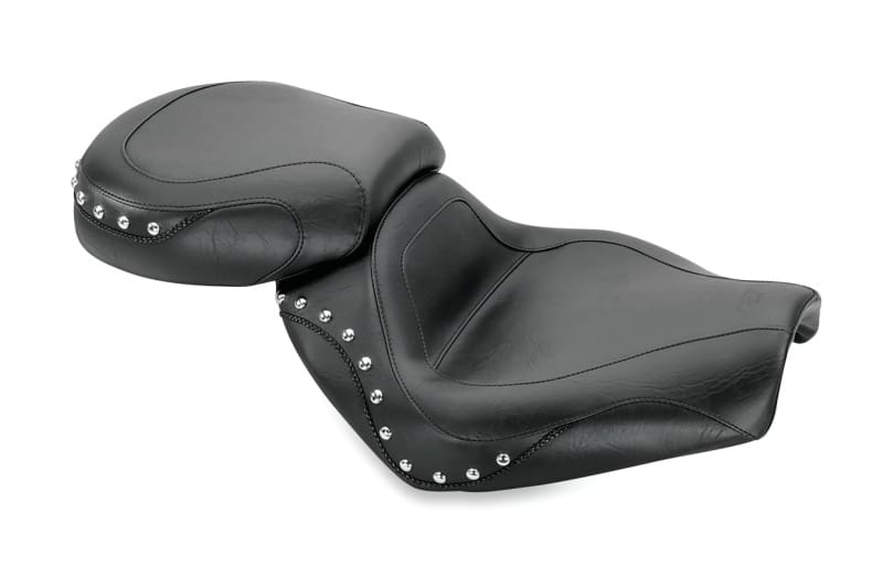 Mustang Motorcycle — Mustang 04 Suzuki VZ1600 Marauder, 04-05 Boulevard M95 Sport Touring 2PC Seat w/Studs - Black