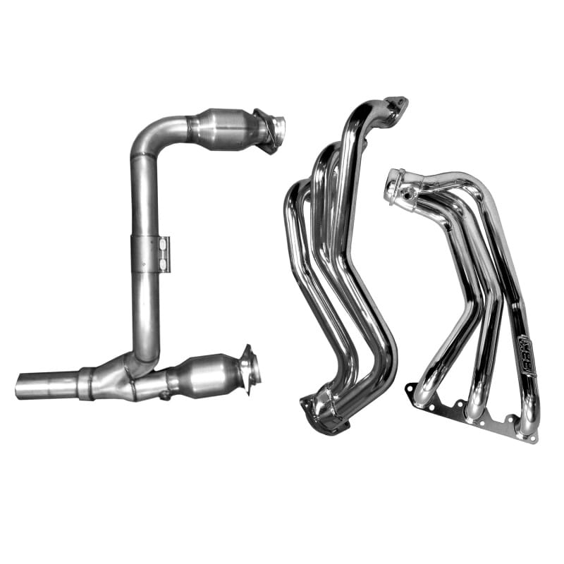 BBK — BBK 07-11 Jeep 3.8 V6 Long Tube Exhaust Headers And Y Pipe And Converters - 1-5/8 Ti Ceramic
Exhaust Headers