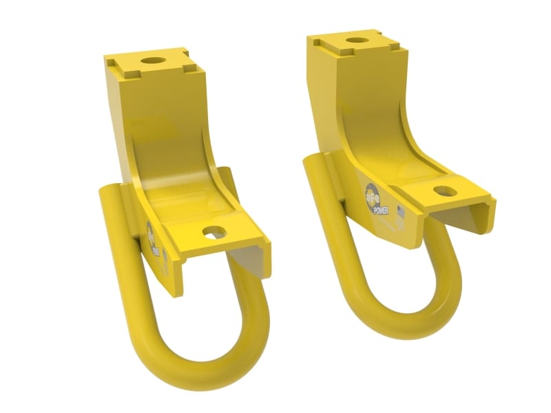 aFe — aFe POWER Front Tow Hook Yellow