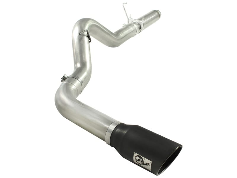 aFe — ATLAS 5 IN Aluminized Steel DPF-Back Exhaust System w/Black Tip