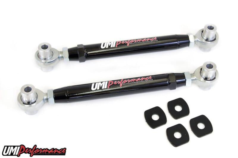 UMI Performance — 2522 - 2008-2009 Pontiac G8, 2010-2014 Camaro Toe Rods, CrMo, Rod Ends