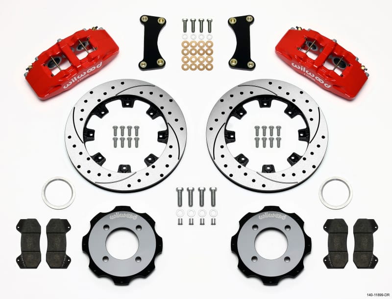 Wilwood — KIT,FRONT,FORD FIESTA,2011-UP,12.19x.81 FRONT MT,DRILLED,RED