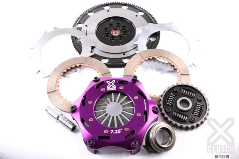 XCLUTCH — Clutch Kit Inc Chromoly Flywheel; 7  1/4" Twin Sprung Ceramic Clutch Discs