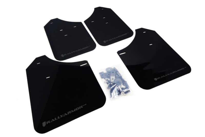 Rally Armor — Black Mud Flap/Grey Logo