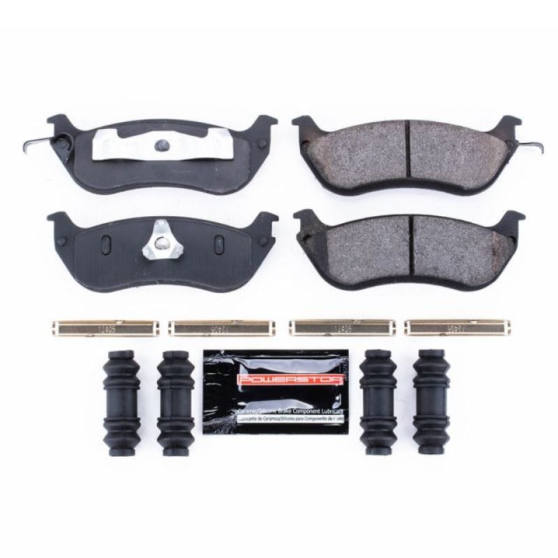PowerStop — PowerStop - Z23 Daily Driver Carbon-Fiber Ceramic Brake Pads with Hardware Kit