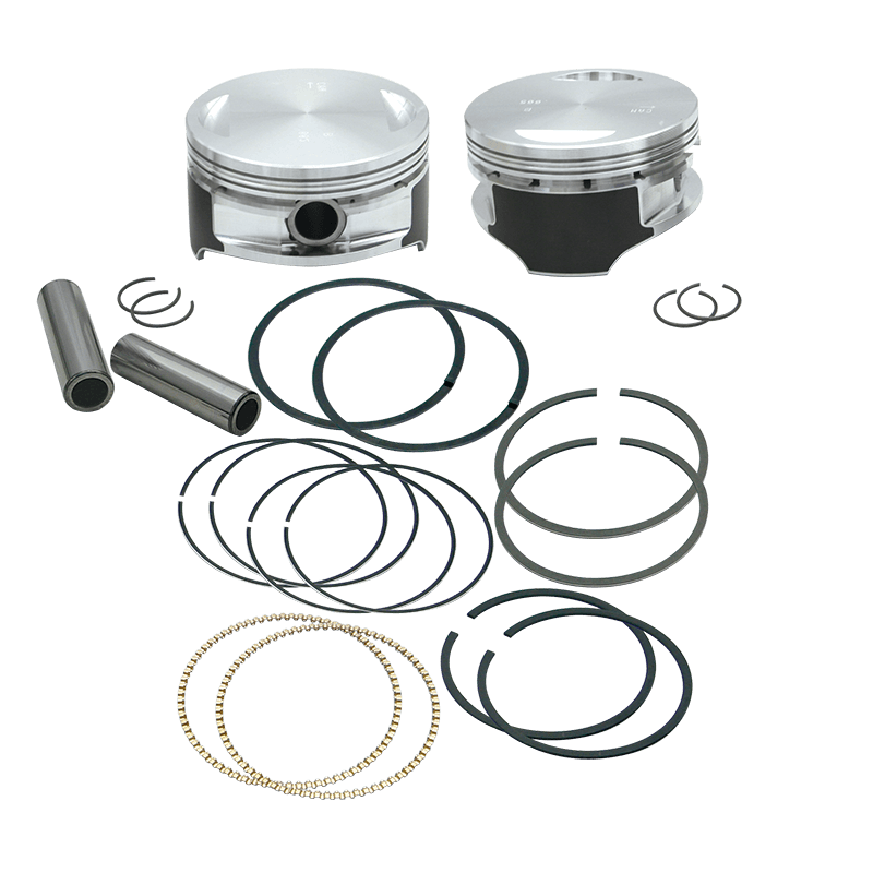 S&S Cycle — S&S Cycle 1999+ BT 106in Forged Stroker Pistons - .005in