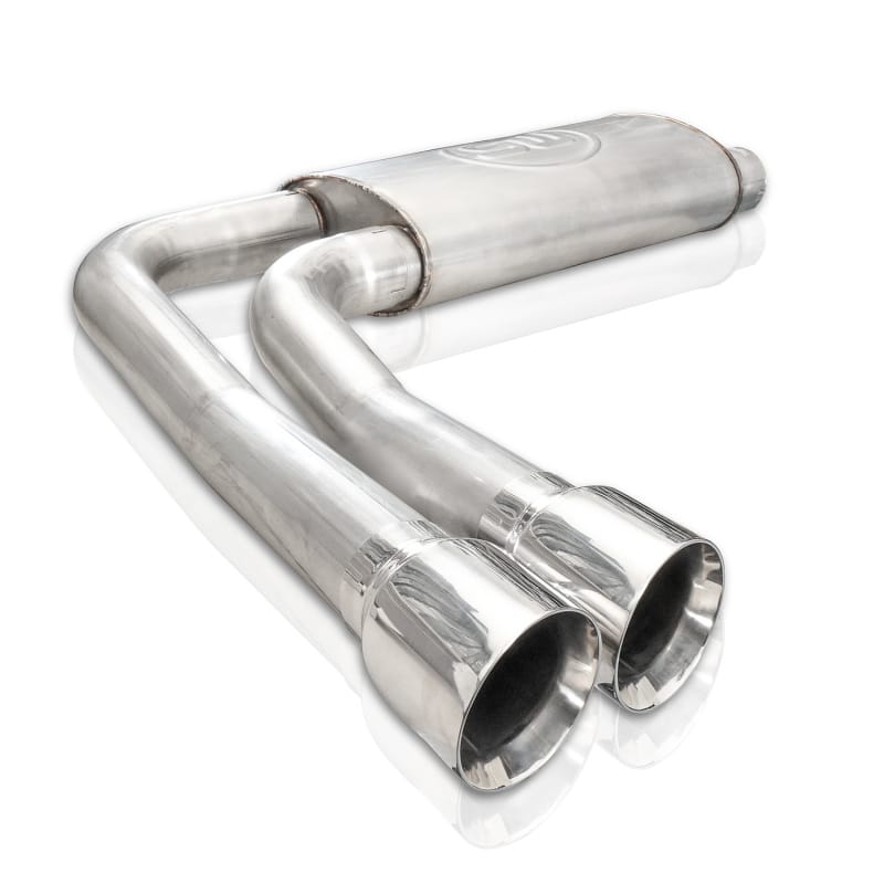 Stainless Works — Stainless Works Catback Dual Inlet/Outlet Chambered Muffler Performance Connect