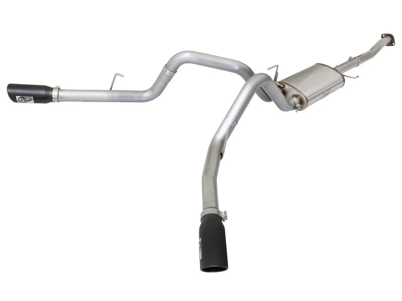 aFe — MACH Force-Xp 3 IN 409 Stainless Steel Cat-Back Exhaust System w/Black Tip