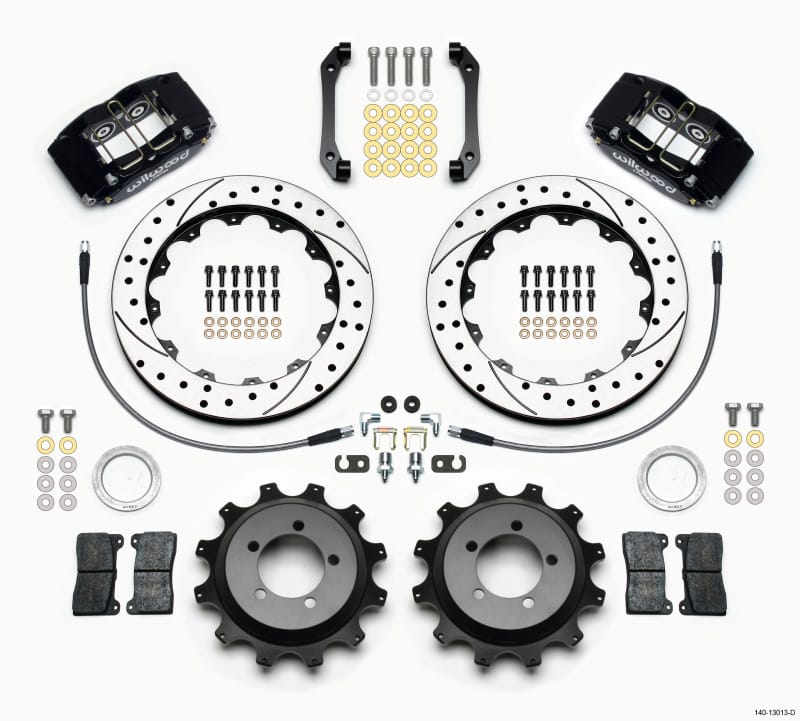 Wilwood — KIT,REAR,SUBARU WRX 06-07,DPR13-DS 12.88x1.10,REAR MT,SRP,W/LINES