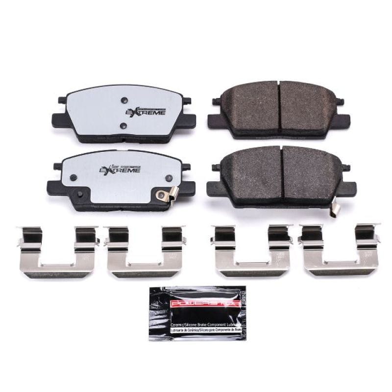 PowerStop — PowerStop - Z36 Truck and SUV Carbon-Fiber Ceramic Brake Pads with Hardware Kit