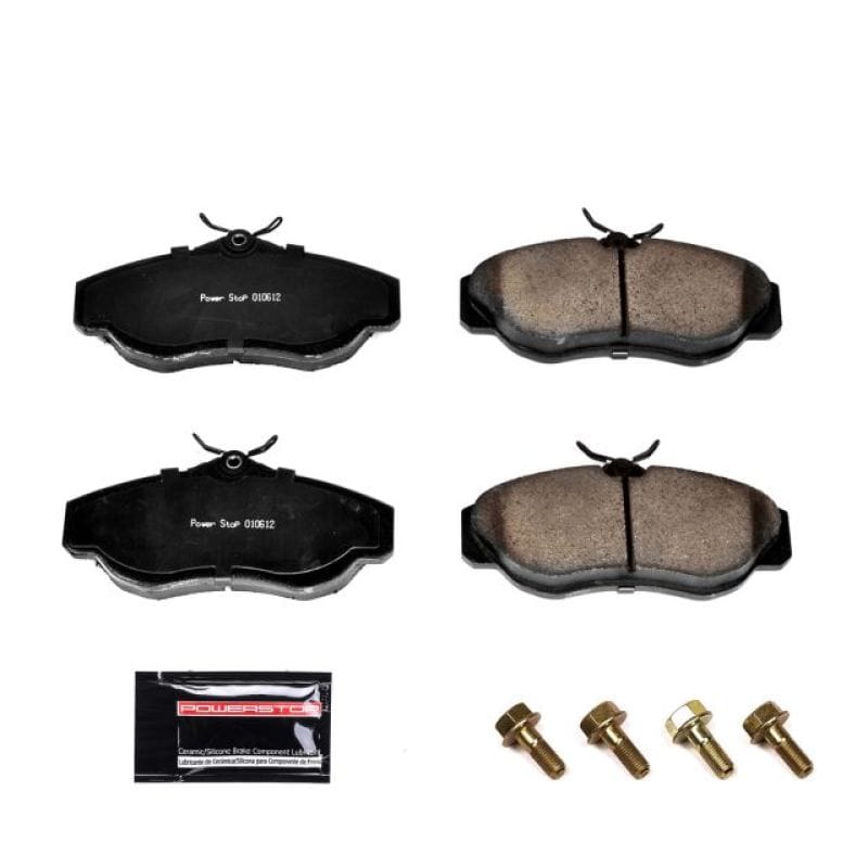 PowerStop — PowerStop - Z23 Daily Driver Carbon-Fiber Ceramic Brake Pads with Hardware Kit