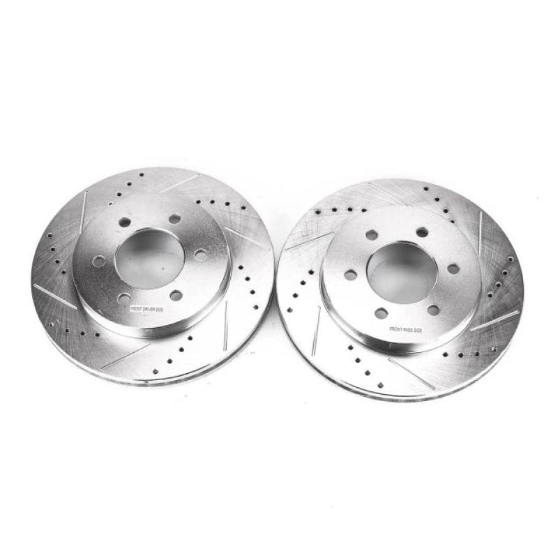 PowerStop — PowerStop Evolution Performance Drilled, Slotted & Plated Brake Rotor Pair