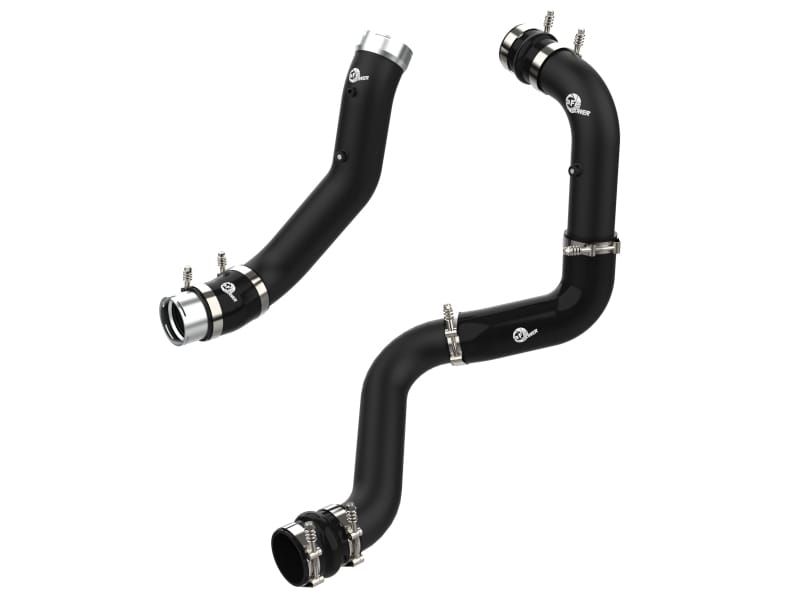 aFe — BladeRunner 3 IN Aluminum Hot and Cold Charge Pipe Kit Black