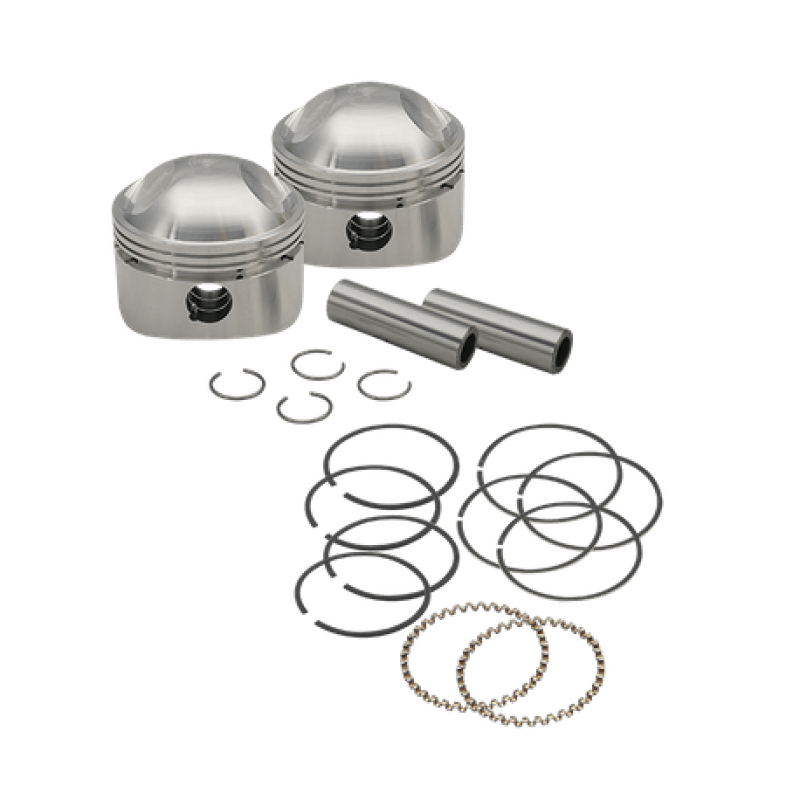 S&S Cycle — S&S Cycle 36-84 BT 3-7/16in x Up To 4-3/4in Stroke HC Piston Set - .070in