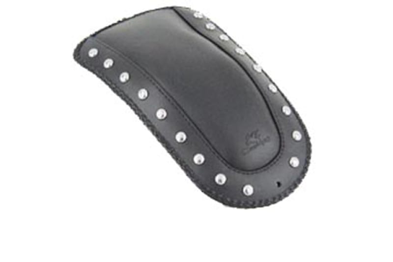 Mustang Motorcycle — Mustang 03-09 VTX1300 Retro,03-07 VTX1300S, 08-09 VTX1300T Fender Bib w/Studs - Black