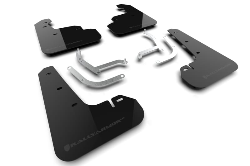 Rally Armor — Black Mud Flap/Grey Logo