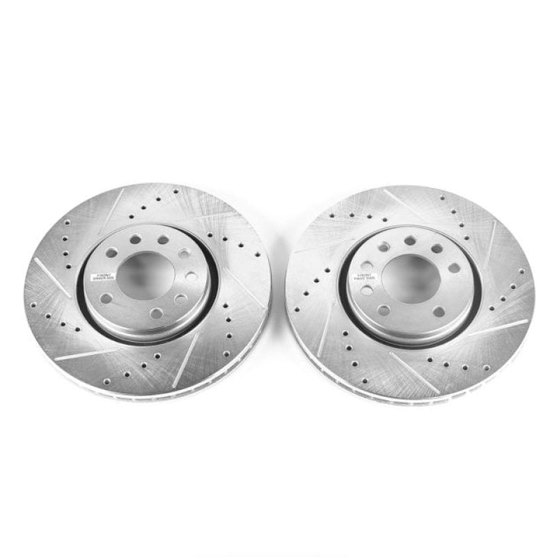 PowerStop — PowerStop Evolution Performance Drilled, Slotted & Plated Brake Rotor Pair