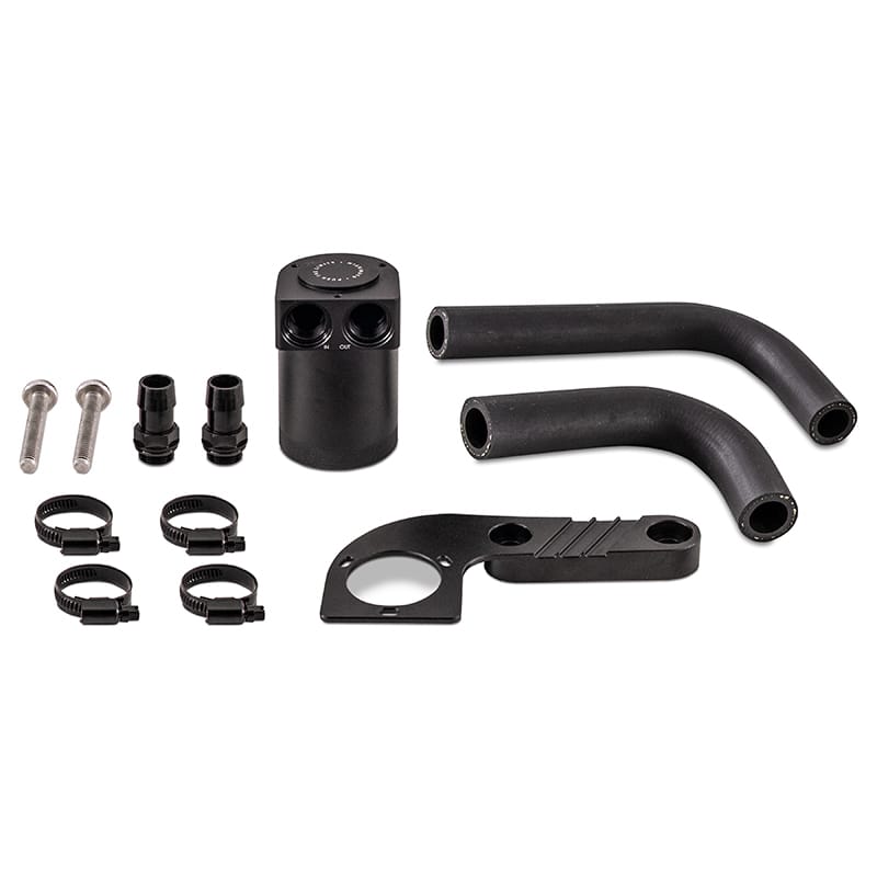 Mishimoto — Baffled Oil Catch Can, Black, CCV Side, fits BMW F8X M3/M4 2015-2020