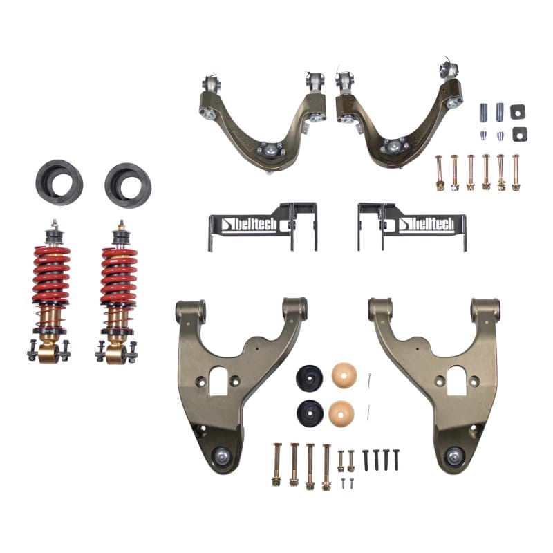 Belltech — FRONT CONTROL ARMS & COILOVER KIT - 350F02