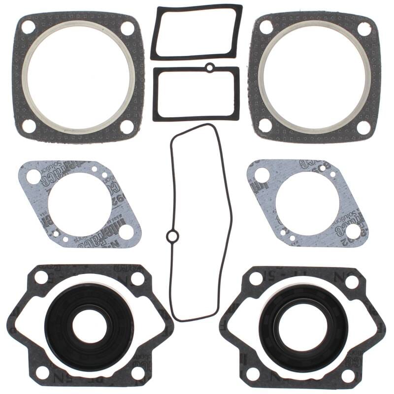 Vertex Pistons — Vertex Gaskets 1971 Ski-Doo TNT 18 Track / 440S Complete Gasket Kit w/ Oil Seals