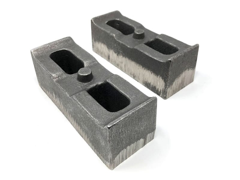 Tuff Country — 2001-2010 Chevy Silverado 2500HD/3500 4wd-2in. Cast Iron Lift Blocks Pair