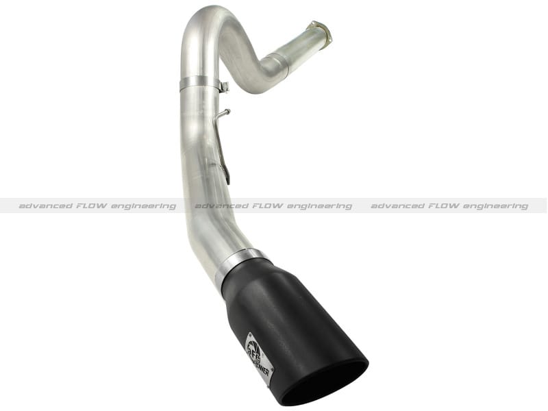 aFe — Large Bore-HD 5 IN 409 Stainless Steel DPF-Back Exhaust System w/Black Tip
EXH 5 in DPF-Back; Ford Diesel Trucks 11-14 V8-6.7L (td)