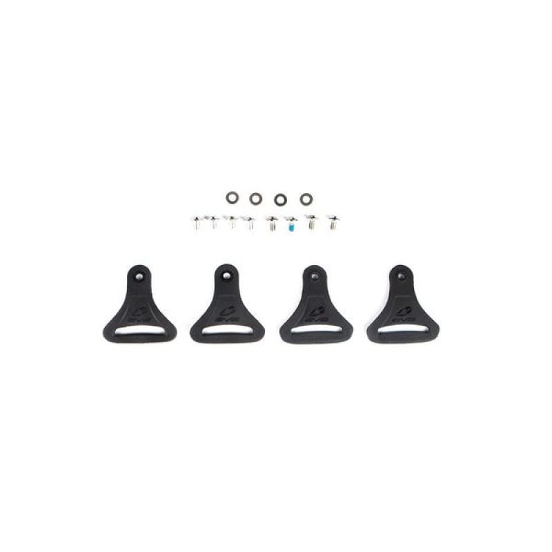 EVS — EVS Axis D-Rings Kit (2 Flush/2 Swivel/Hardware) - Black