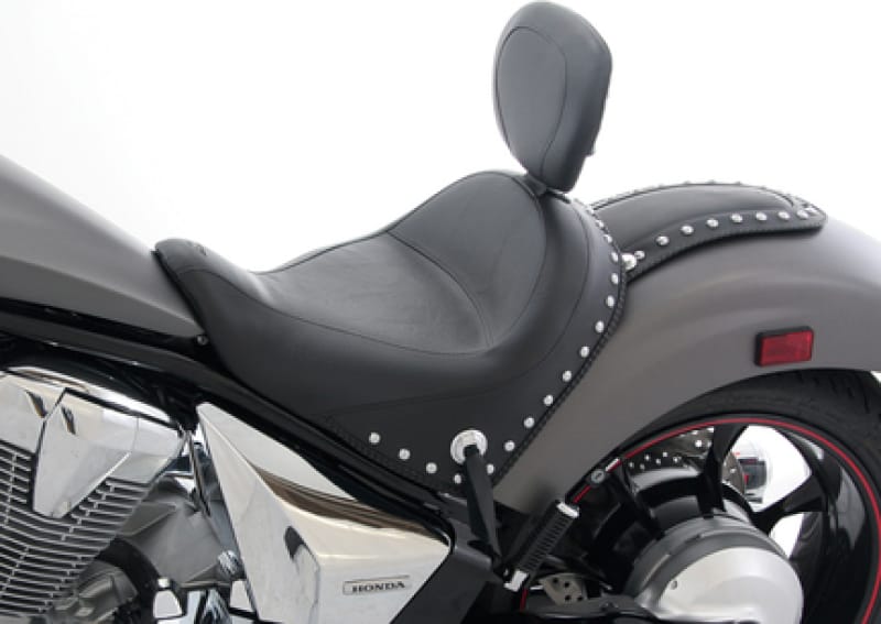 Mustang Motorcycle — Mustang 10-21 Honda Fury Fender Bib w/Studs - Black