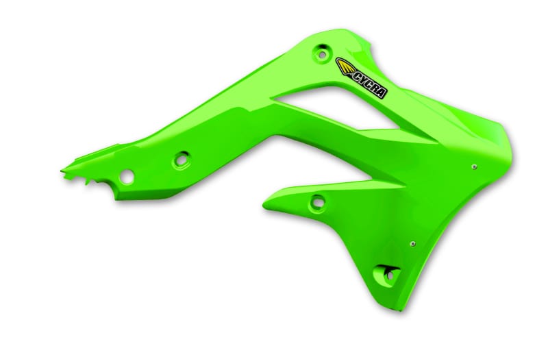 Cycra — Cycra 12-15 Kawasaki KX450F Radiator Shroud - Green