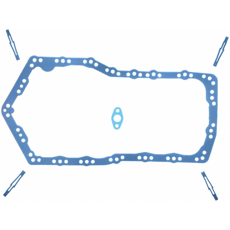 Fel-Pro — Engine Oil Pan Gasket Set PermaDry molded rubber, Oil Pan SnapUps Included