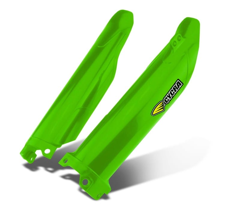 Cycra — Cycra 21+ Kawasaki KX450X Fork Guards - OEM Green
