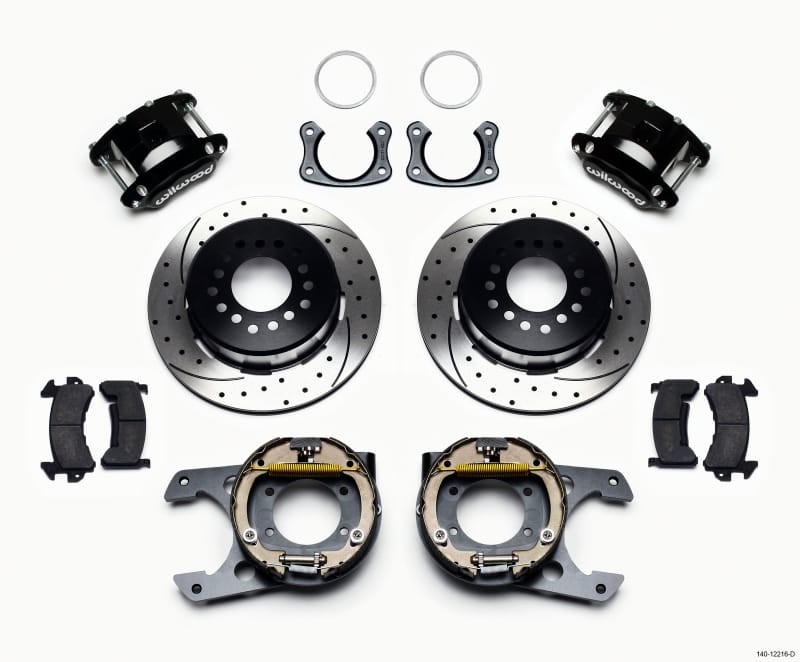 Wilwood — KIT,REAR,DISC/DRUM,BIG FORD,NEW STYLE 2.36 OFFSET,D154,1PC ROTOR,SRP