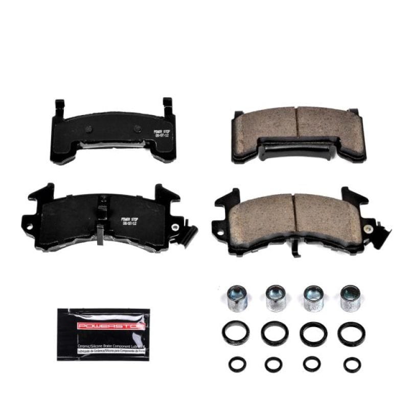 PowerStop — PowerStop - Z23 Daily Driver Carbon-Fiber Ceramic Brake Pads with Hardware Kit