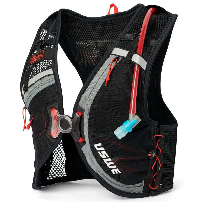 USWE — USWE Rush Bike Hydration Vest 8L Black/Grey - Medium