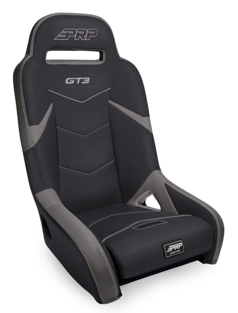 PRP Seats — PRP GT3 Rear Suspension Seat- Black/Grey