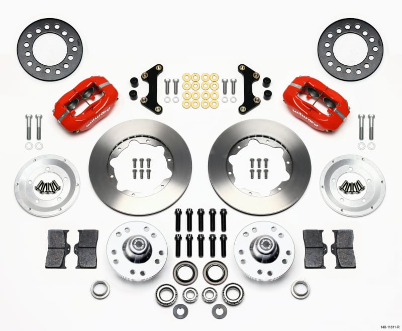 Wilwood — KIT,FRONT,CHEVY 49-54/VETTE 53-62,FDLI 11.00,RED