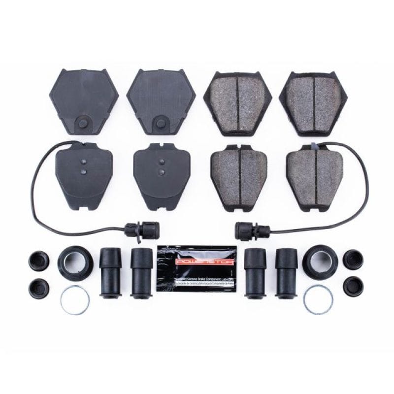PowerStop — PowerStop - Z23 Daily Driver Carbon-Fiber Ceramic Brake Pads with Hardware Kit