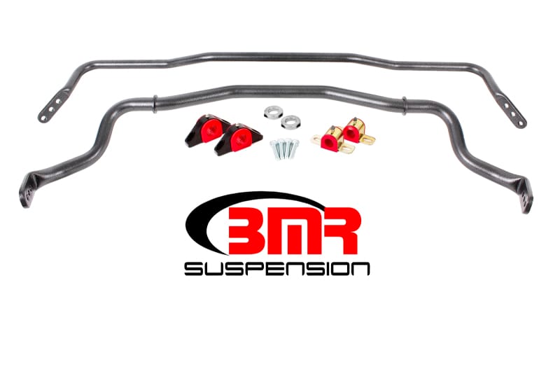 BMR Suspension — Sway Bar Kit With Bushings, Front (SB044), Rear (SB045)