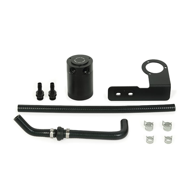 Mishimoto — Baffled Oil Catch Can, Black, PCV Side, fits Honda Accord 1.5T 2018-2022