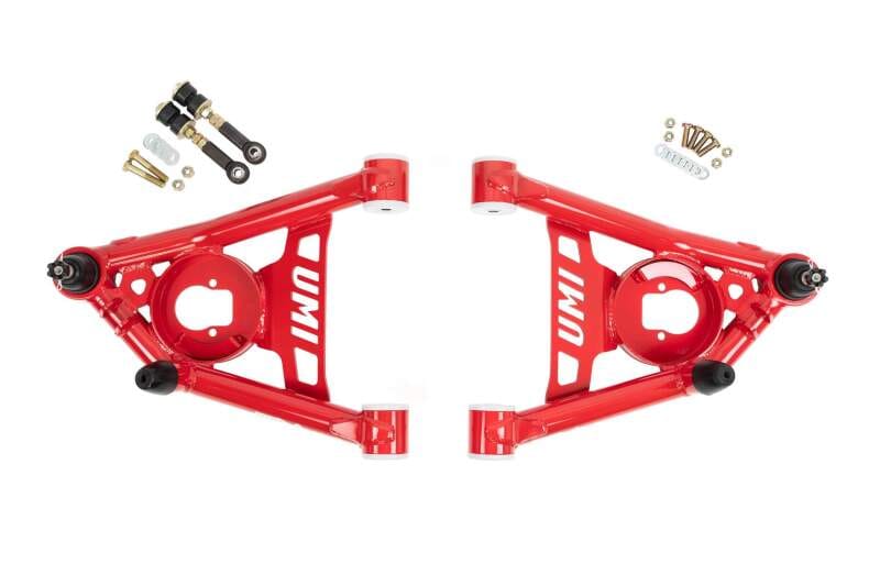 UMI Performance — 4032 - 1964-1972 GM A-Body Tubular Front Lower A-Arms, Delrin Bushings