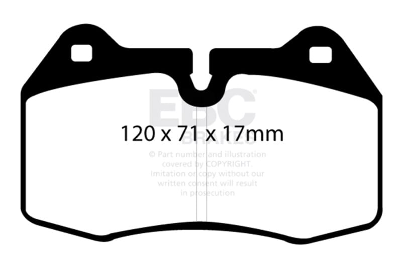 EBC — Redstuff Ceramic Low Dust Brake Pads
