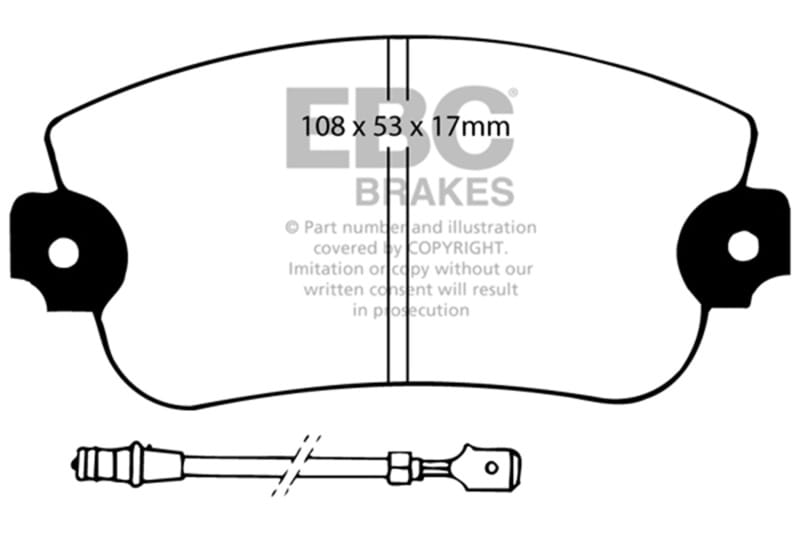 EBC — Greenstuff 2000 Series Sport Brake Pads