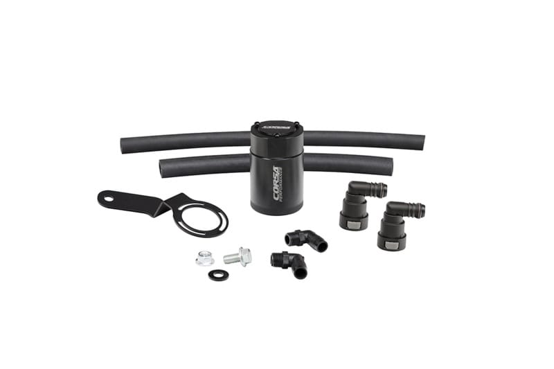 CORSA Performance — CORSA Performance 3 oz. aluminum oil catch can with mounting bracket