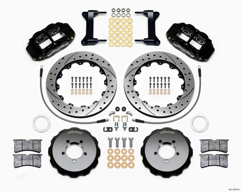 Wilwood — KIT,FRONT,SUBARU WRX 99-17,FNSL6R 13.06x1.25,REAR MT,DRILLED,W/LINES